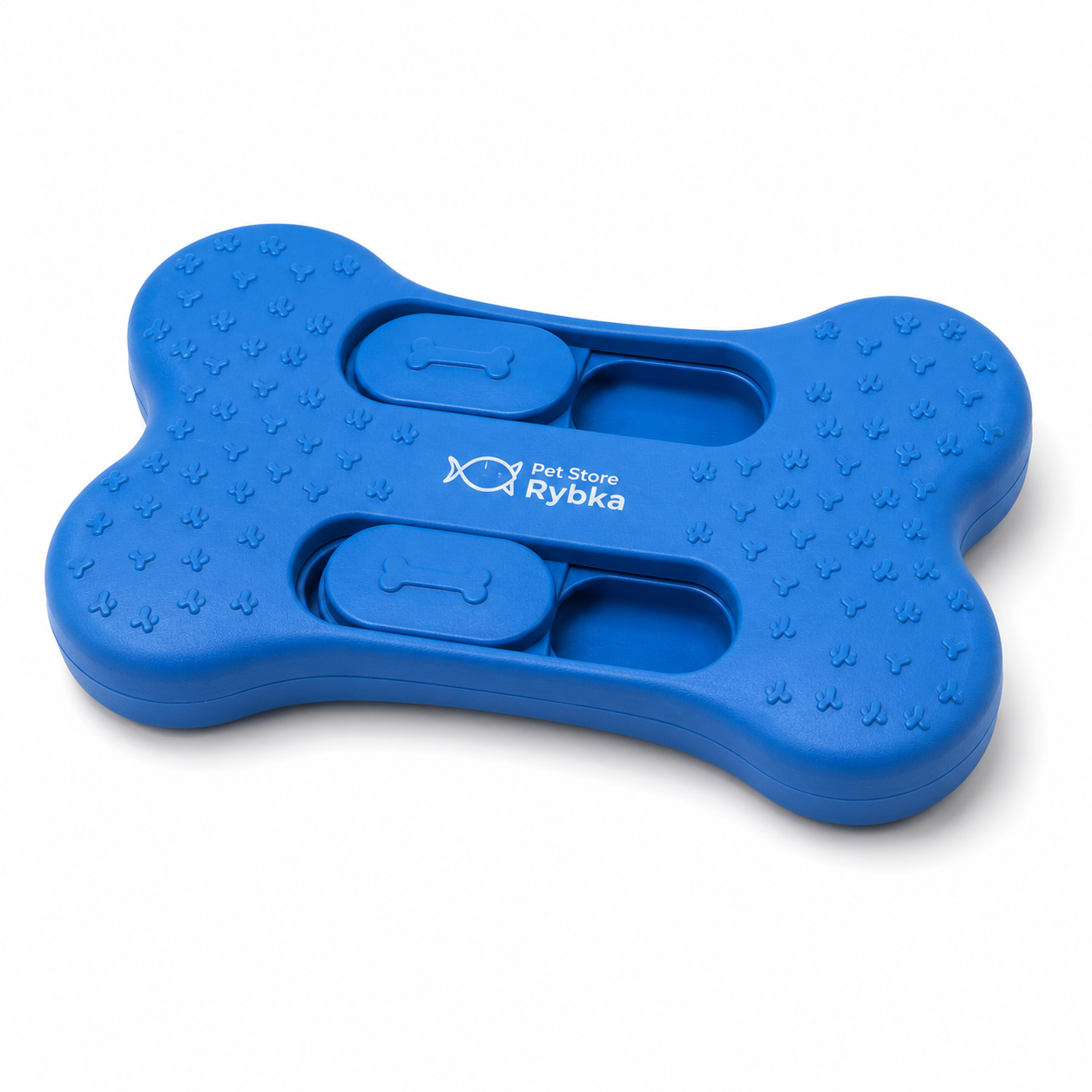 Pet Store Rybka Interactive Bone Puzzle Dog Toy – Sliding Treat Dispensing Mental Enrichment Toy for Dogs - Image 4