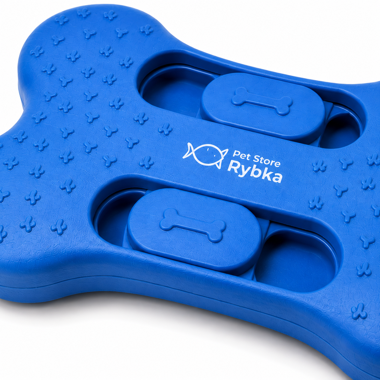 Pet Store Rybka Interactive Bone Puzzle Dog Toy – Sliding Treat Dispensing Mental Enrichment Toy for Dogs - Image 2