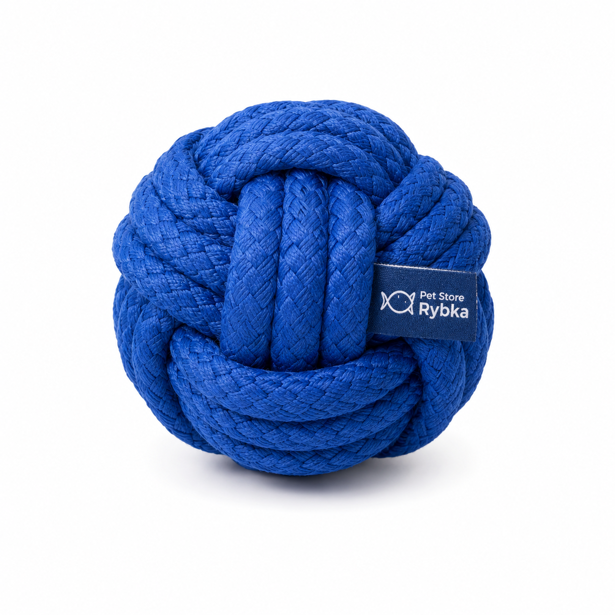 Pet Store Rybka Heavy-Duty Rope Ball Dog Toy – Durable Interactive Tug & Chew Ball for Aggressive Chewers - Image 2
