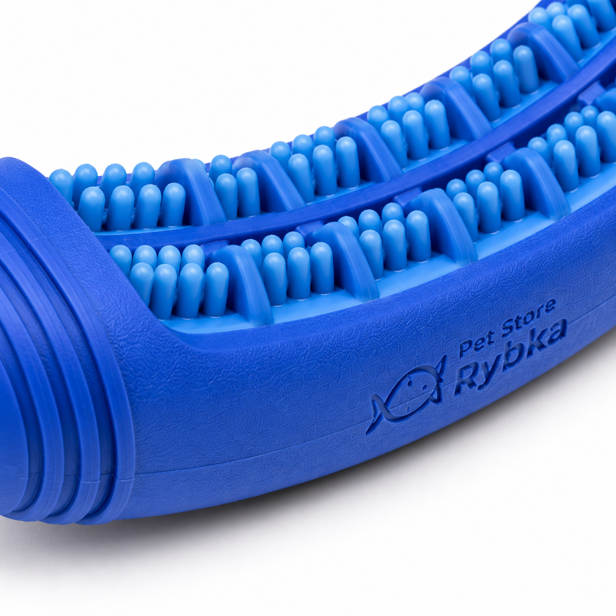 Pet Store Rybka Dental Chew Stick Dog Toy – Textured Teeth Cleaning Rubber Toy for Interactive Chewing & Gum Care - Image 2